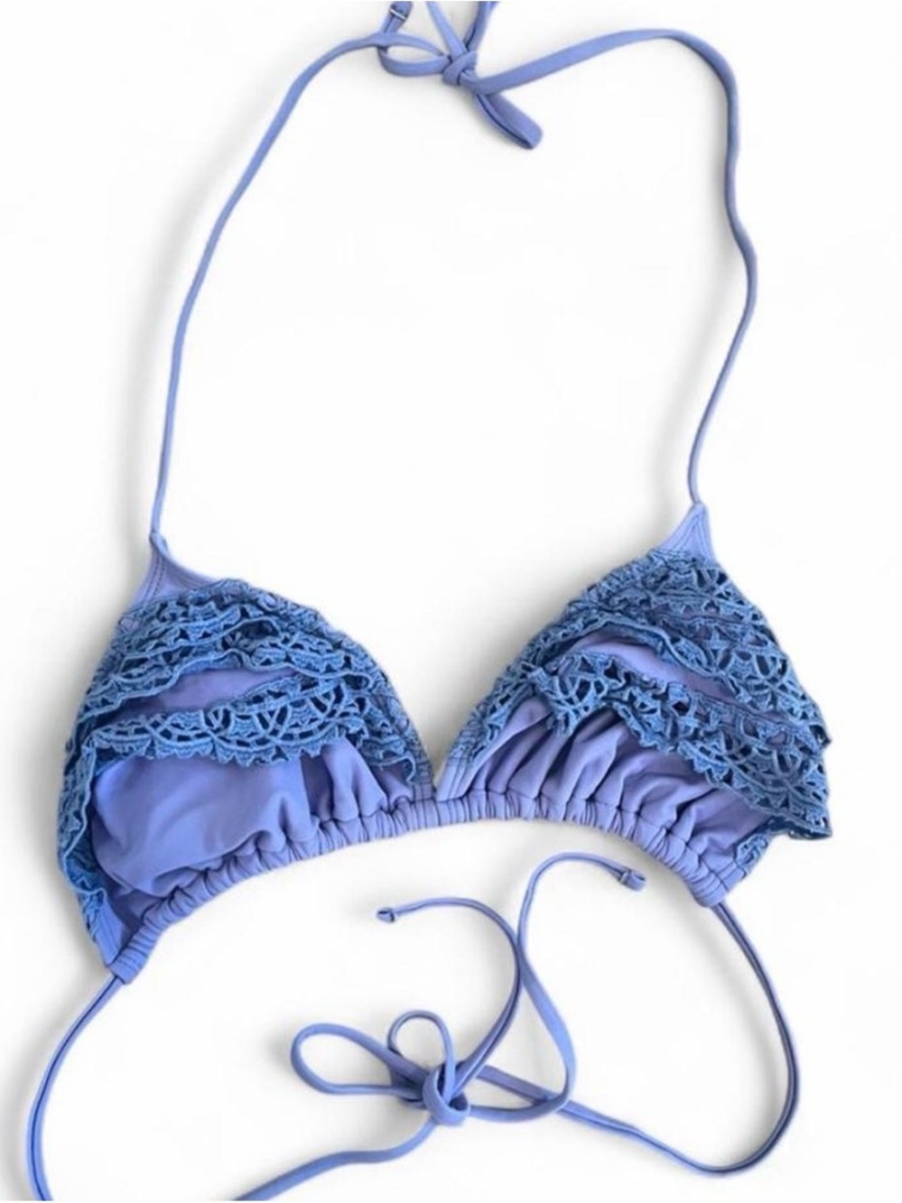 Ninety Six Degrees Blue Bikini Top
